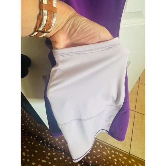 NWT Sweaty Betty Purple Racerback Power Workout Tennis Golf Skort Dress Sz 8 - Picture 9 of 11